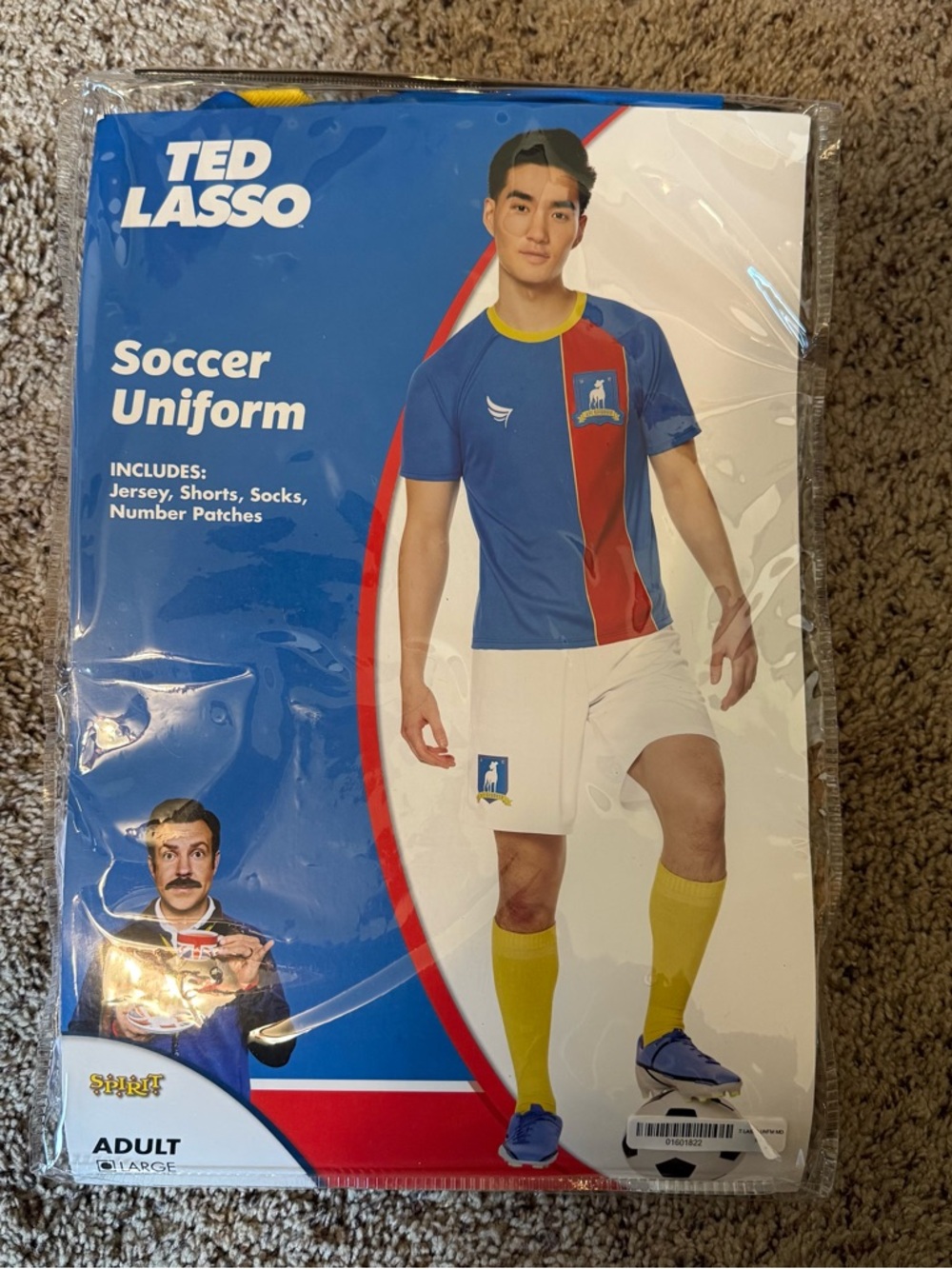 Ted Lasso Spirit Halloween Costume Size Large